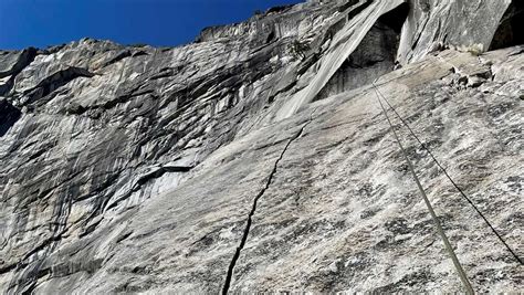 A popular climbing area in Yosemite National Park has been closed due to a crack in a granite cliff